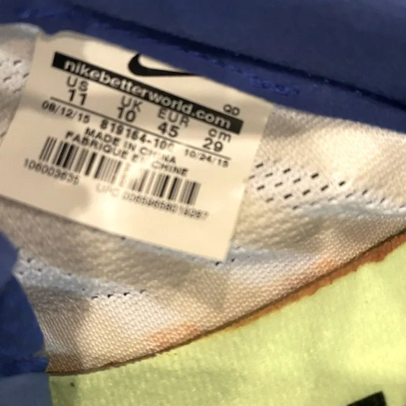 Men’s Nike Racing Distance Track Shoes - Blue and White - Picture 7 of 7